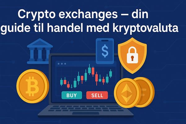 Crypto exchanges - din guide til handel med kryptovaluta