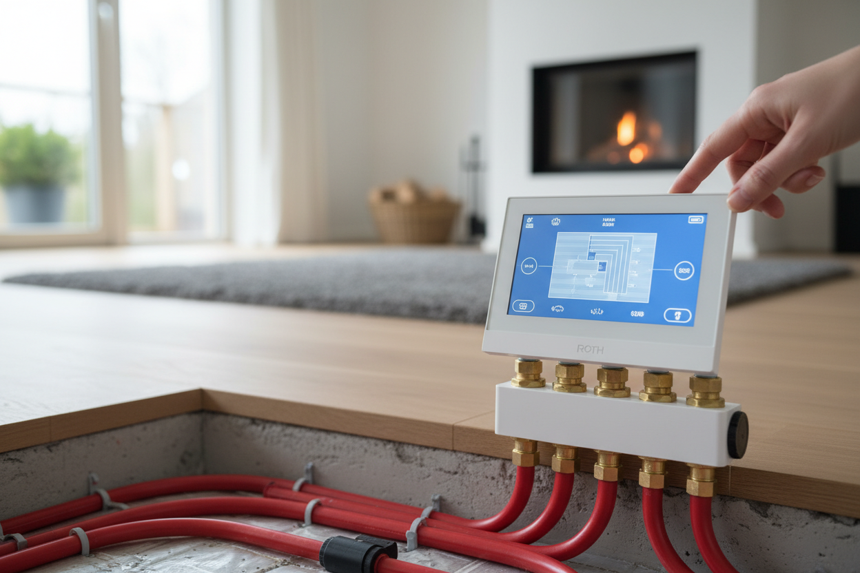 Optimal komfort med Roth gulvvarme styring